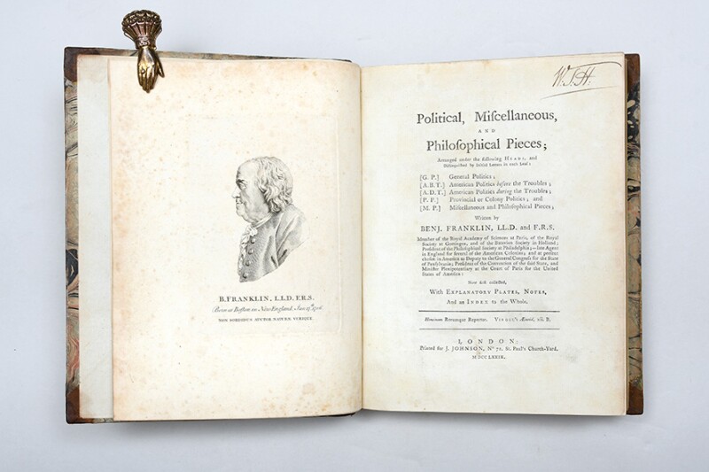 Political, Miscellaneous and Philosophical Pieces by Benjamin Franklin